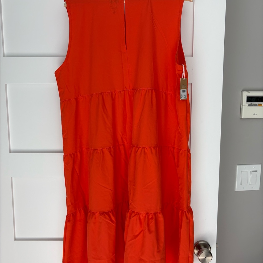 Orange Swim Coverup with Vibrant Style